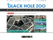 Tablet Screenshot of blackholezoo.com